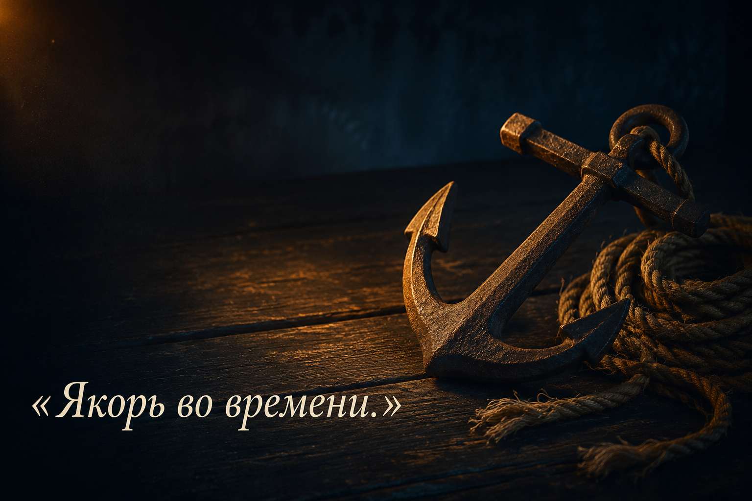 «Якорь во времени.»