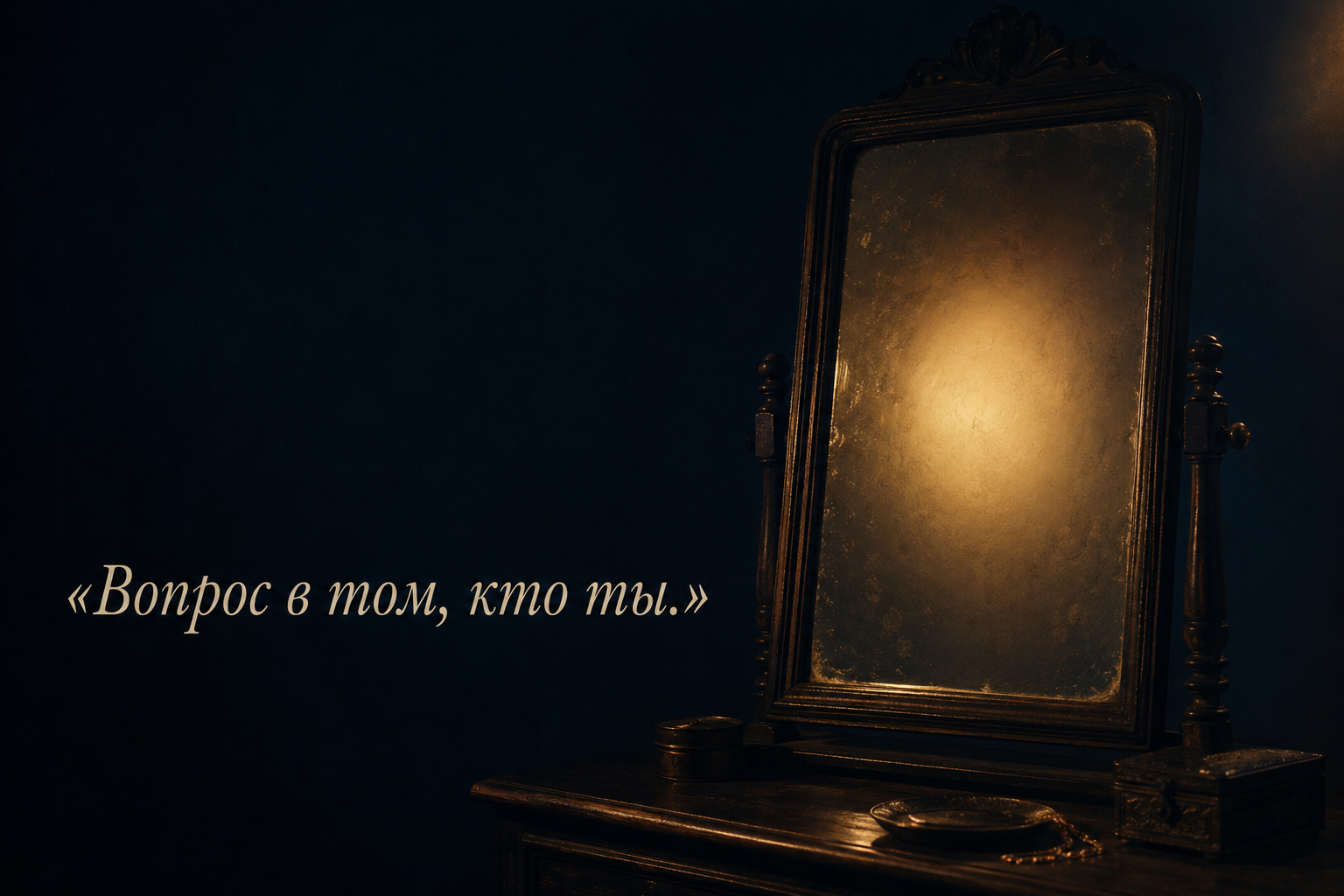 «Вопрос в том, кто ты.»